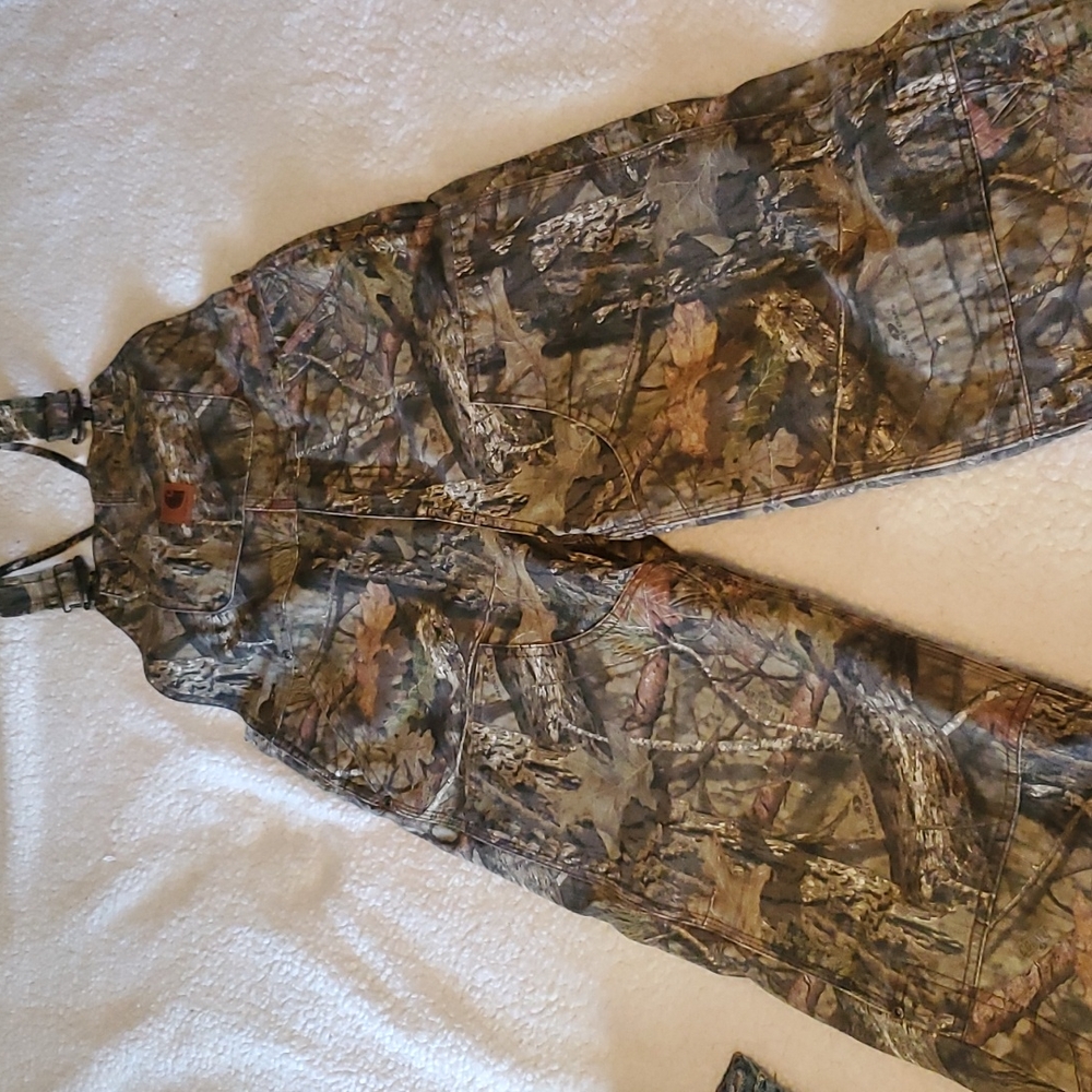 Youth Carhartt Camo Insulated Bibs